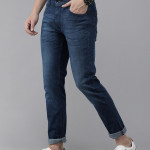 Men Blue Vapour Tapered Fit Low-Rise Light Fade Stretchable Jeans